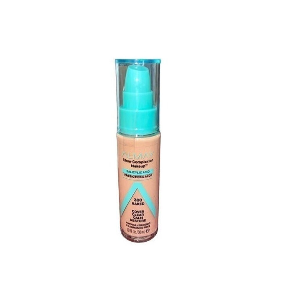 ALMAY Clear Complexion Makeup Salicylic Acid Foundation (1oz / 30mL) 300 Naked